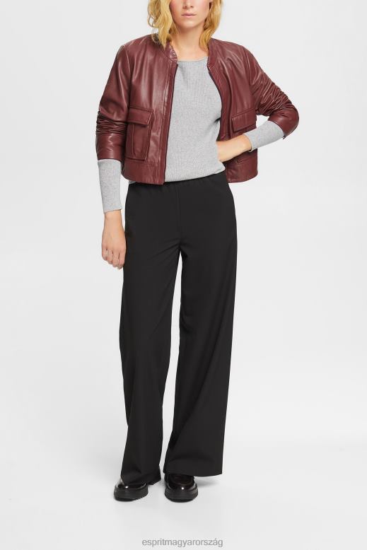 Esprit kötött denevérujjú pulóver nők középszürke pulóverek F8HN8544