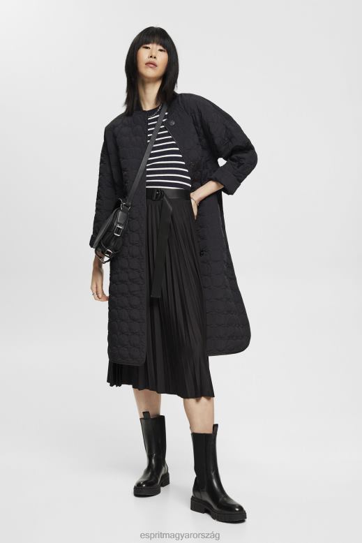 Esprit rövid ujjú bordás pulóver nők haditengerészet pulóverek F8HN8319