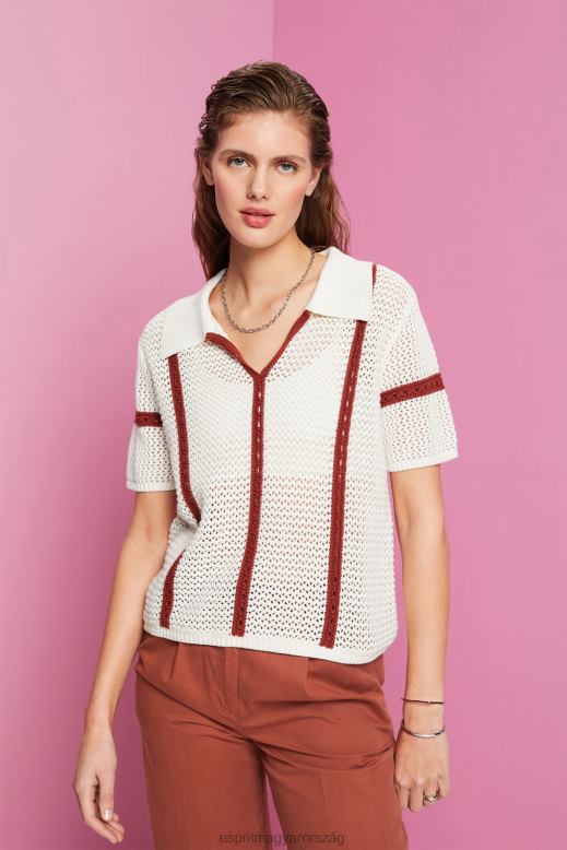 Esprit rövid ujjú póló jumper nők jég pulóverek F8HN8105