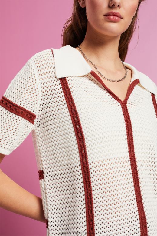 Esprit rövid ujjú póló jumper nők jég pulóverek F8HN8105