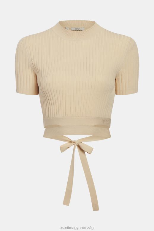 Esprit redőzött felső nők homok pulóverek F8HN8376