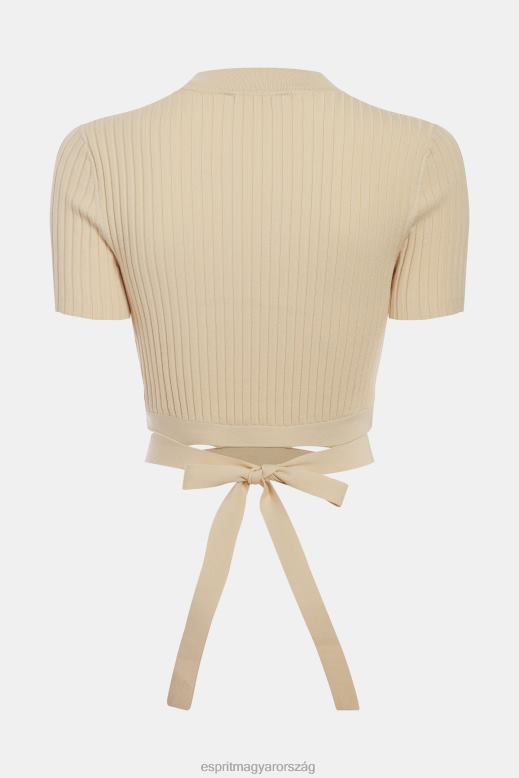 Esprit redőzött felső nők homok pulóverek F8HN8376