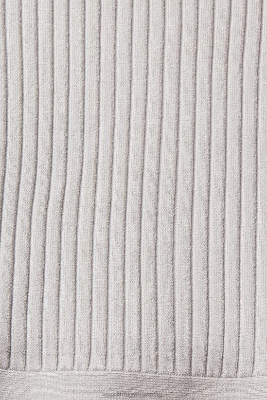 Esprit redőzött felső nők középszürke pulóverek F8HN8469