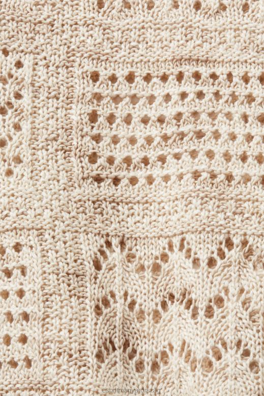 Esprit ujjatlan pulóver nők homok pulóverek F8HN87