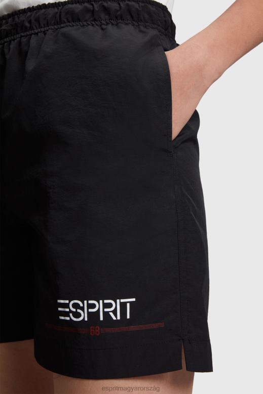 ESPRIT x Rest & Recreation kapszula széldzseki rövidnadrág nők fekete rövidnadrág F8HN8474