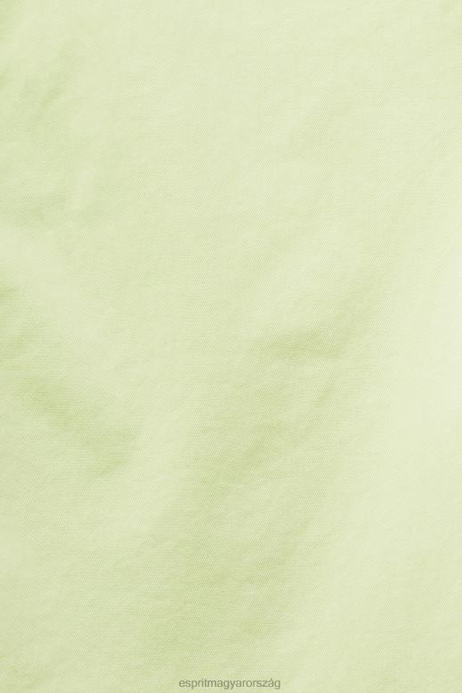 Esprit rövidnadrág fonott raffia övvel nők citrus zöld rövidnadrág F8HN8263