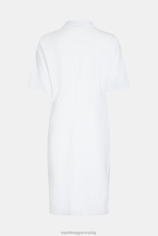 Esprit delfin tenisz klub rakott póló ruha nők fehér ruhák F8HN8502