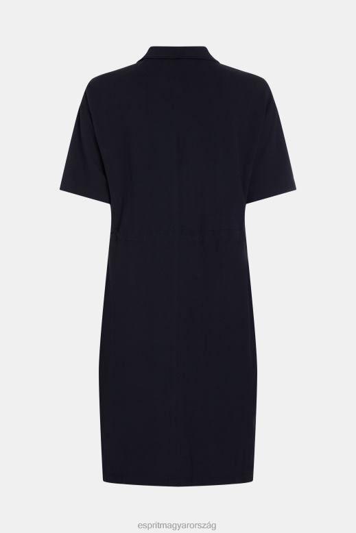 Esprit delfin tenisz klub rakott póló ruha nők fekete ruhák F8HN8501