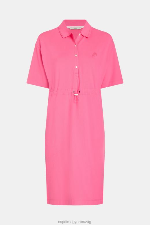 Esprit delfin tenisz klub rakott póló ruha nők rózsaszín ruhák F8HN8503