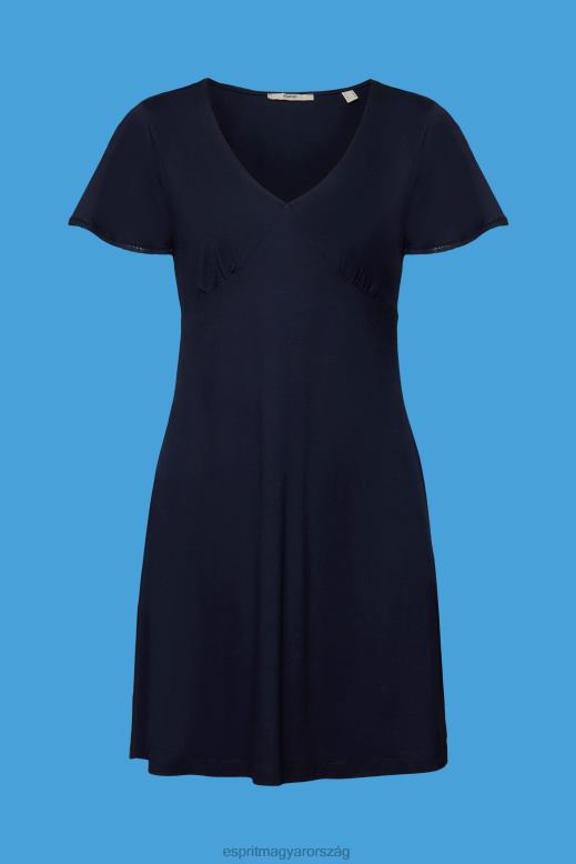 Esprit jersey ruha harangujjakkal nők haditengerészet ruhák F8HN864
