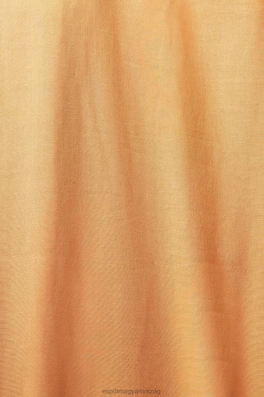 Esprit kevert lenvászon: ingruha övvel nők őszibarack ruhák F8HN8542