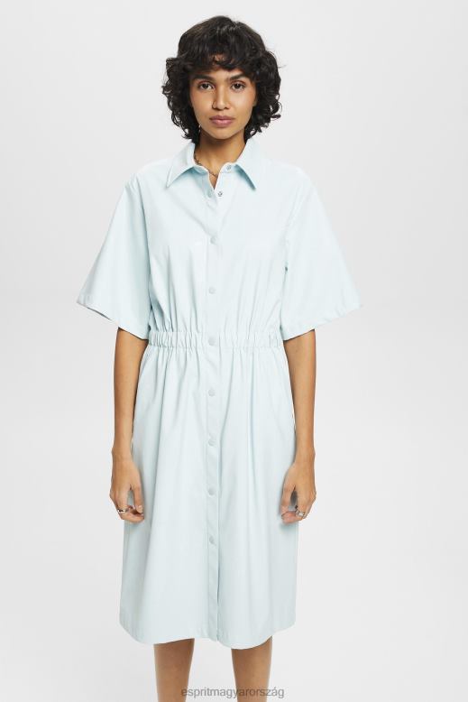 Esprit műbőr ingruha nők világos aqua zöld ruhák F8HN8295