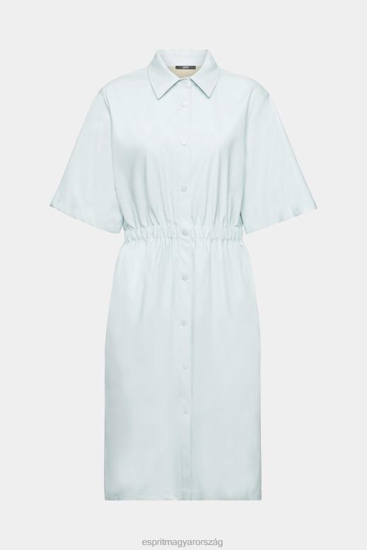 Esprit műbőr ingruha nők világos aqua zöld ruhák F8HN8295