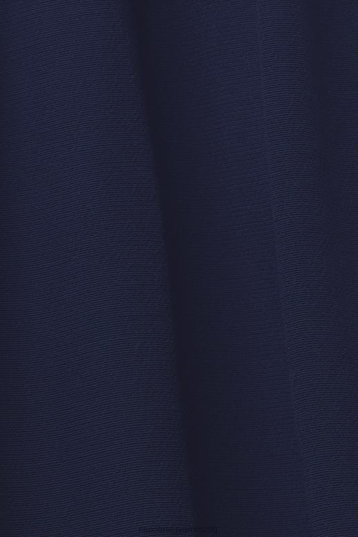 Esprit midi ruha fix megkötős övvel nők haditengerészet ruhák F8HN8231