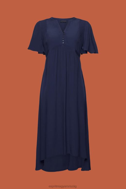 Esprit midi ruha fix megkötős övvel nők haditengerészet ruhák F8HN8231