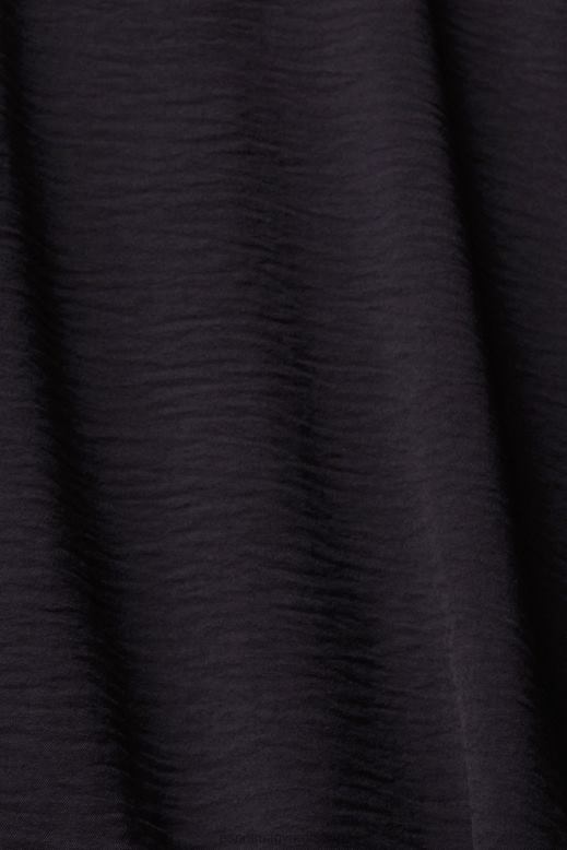 Esprit mini ruha kivágással nők fekete ruhák F8HN8429