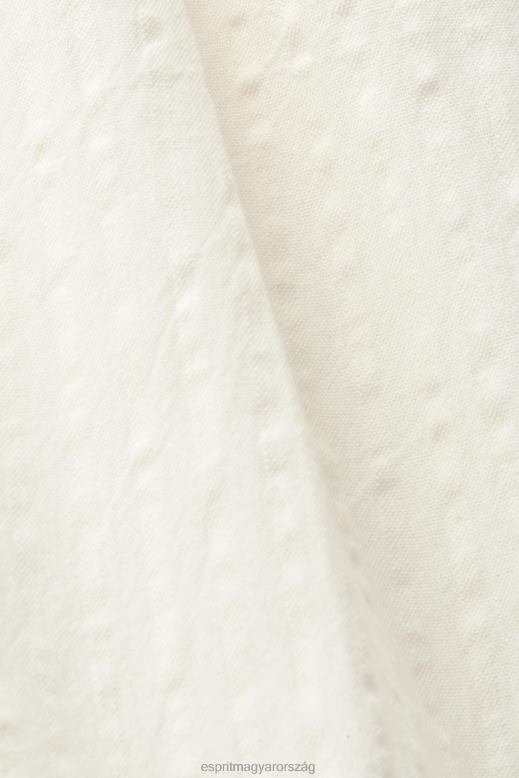 Esprit pántos maxi ruha nők fehér ruhák F8HN8232