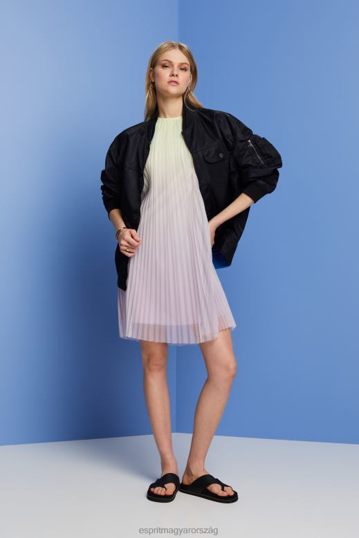 Esprit plisse mini ruha nők ibolya ruhák F8HN8134