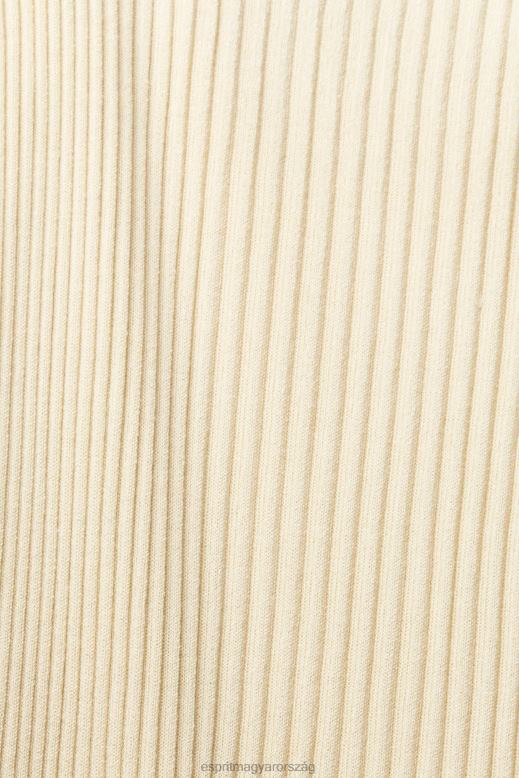 Esprit redős pántos ruha nők homok ruhák F8HN8492