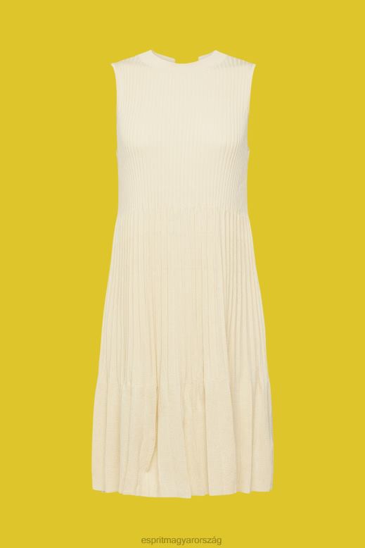 Esprit redős szabású és lobogó ruha nők homok ruhák F8HN8383