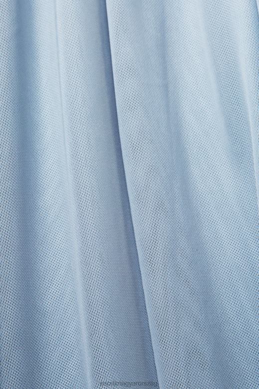 Esprit rugalmas derékú hálós ruha nők világoskék levendula ruhák F8HN866