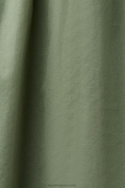 Esprit szövet mix mini ruha nők halvány khaki ruhák F8HN870