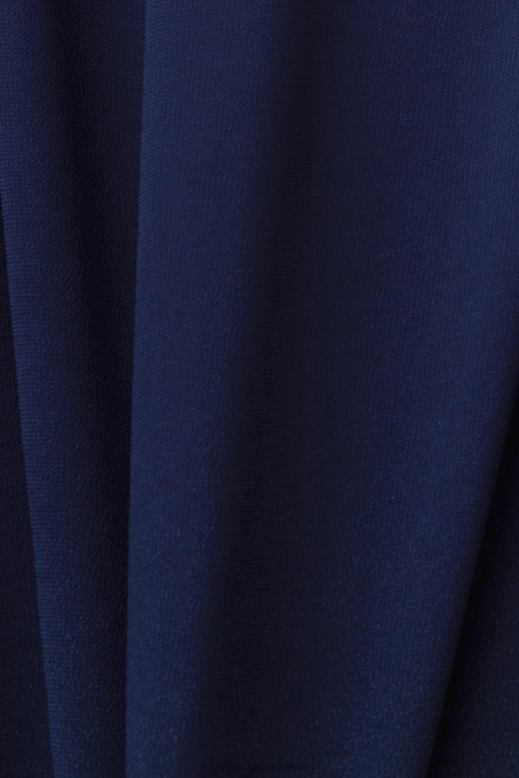 Esprit ujjatlan maxi ruha végig virágmintával nők haditengerészet ruhák F8HN8258