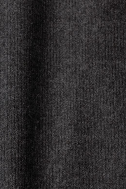 Esprit bordás kötött ceruzaszoknya nők antracit szoknyák F8HN8431