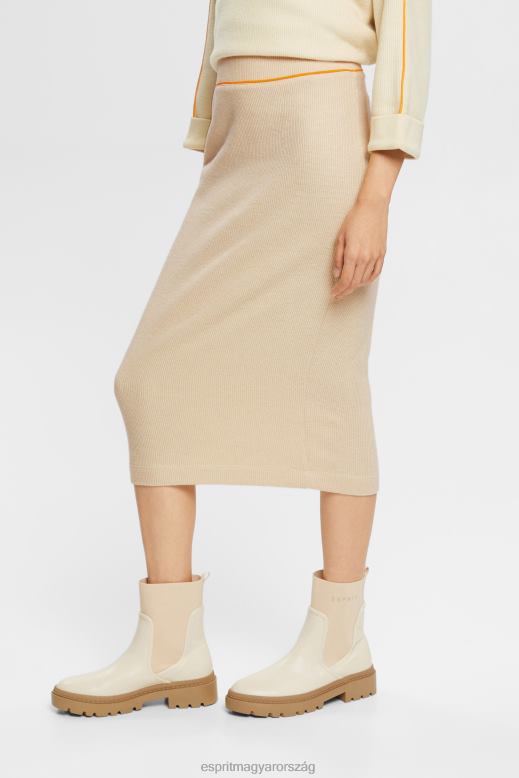 Esprit bordás kötött ceruzaszoknya nők jég szoknyák F8HN8432