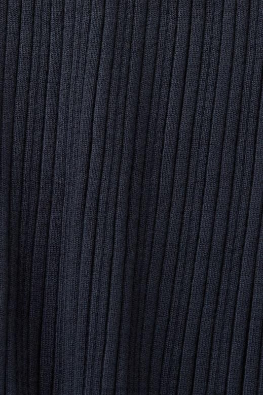 Esprit bordás kötött midiszoknya nők benzinkék szoknyák F8HN821