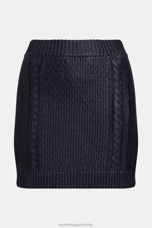 Esprit fém kábel kötött miniszoknya nők haditengerészet szoknyák F8HN8359