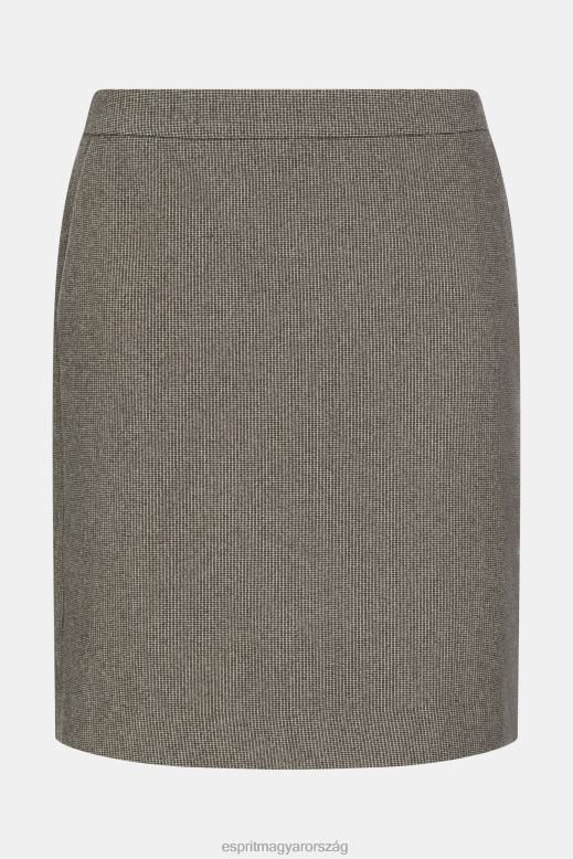 Esprit kétszínű szoknya nők fegyverfém szoknyák F8HN8520