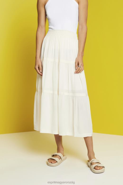 Esprit midi szoknya nők fehér szoknyák F8HN8238