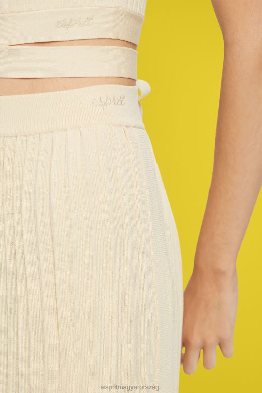 Esprit redős midi szoknya nők homok szoknyák F8HN8483