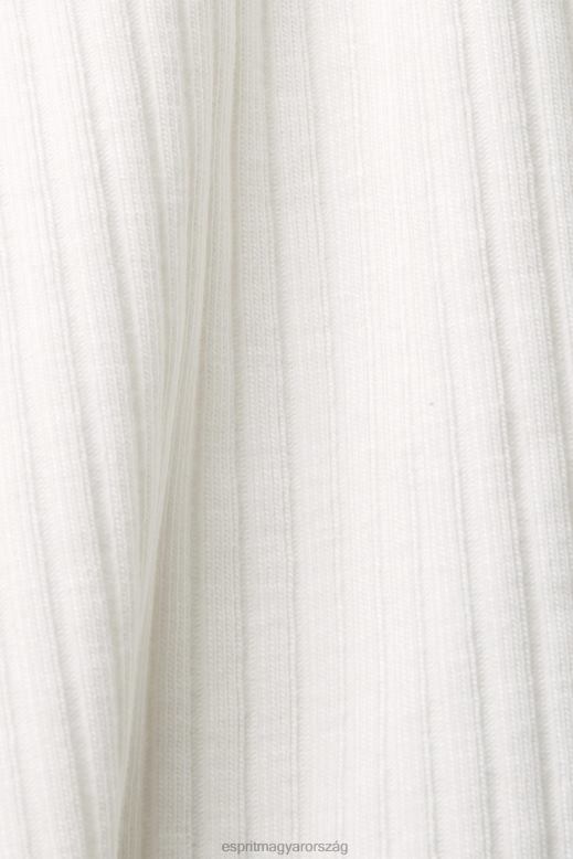 Esprit bordás kötött felső nők törtfehér tartály F8HN893