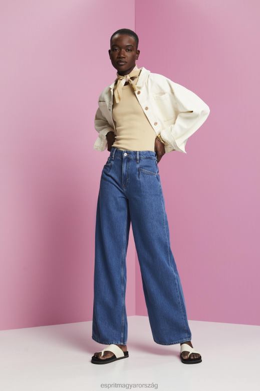 Esprit bordázott tank felső nők homok tartály F8HN8282