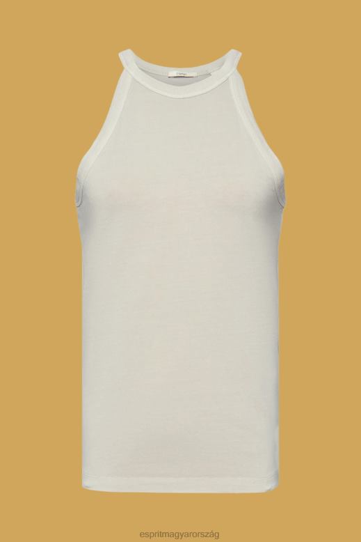Esprit jersey tank felső nők poros zöld tartály F8HN8261