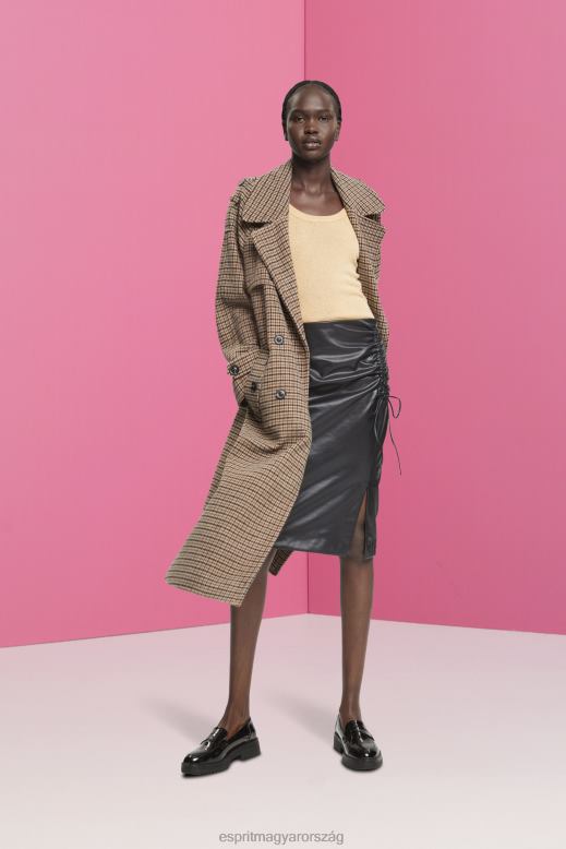 Esprit ujjatlan csillogó felső nők Arany tartály F8HN8404