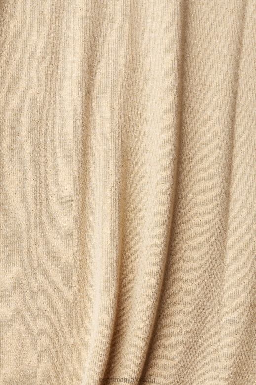 Esprit ujjatlan csillogó felső nők Arany tartály F8HN8404