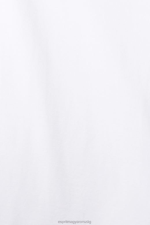 Esprit spagetti pántos felső, lenzing ecovero nők fehér tetejére F8HN8518