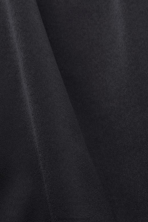 Esprit szatén pántos felső nők fekete tetejére F8HN8354