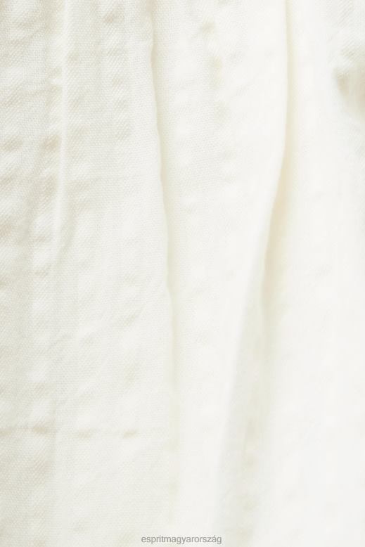 Esprit texturált cami felső nők fehér tetejére F8HN8224