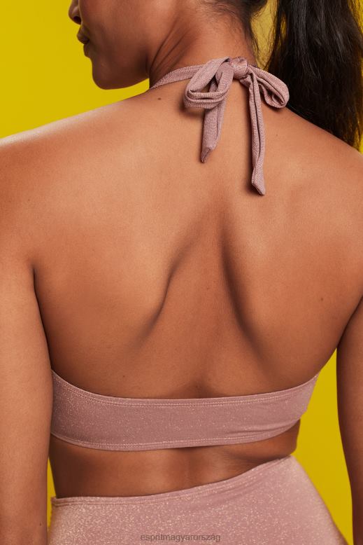 Esprit újrahasznosított: csillogó bandeau felső nők fahéj úszás F8HN883